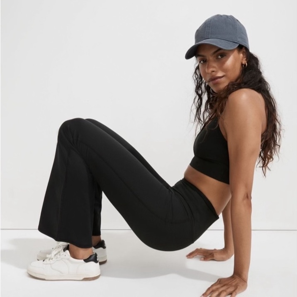 Madewell Black High-Waist Flare Leggings